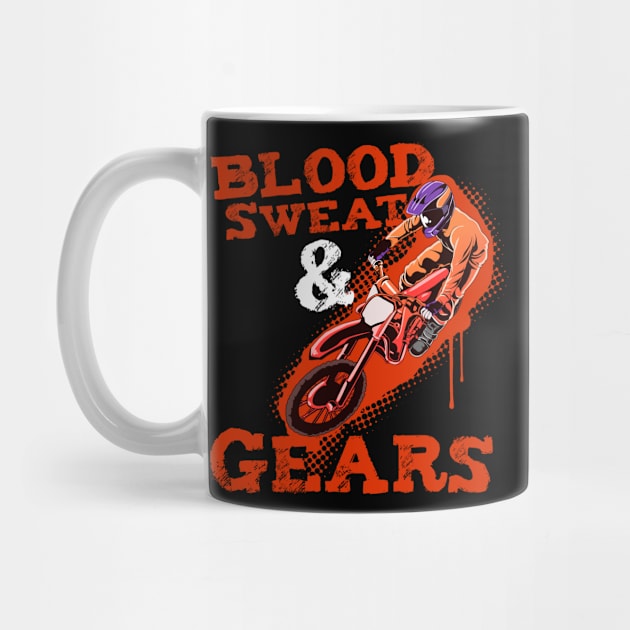 Funny Dirt Bike Out Motocross Gift Dirt Bike And Gears Product by Linco